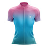 Women's Blue Gradient Cycling Jersey