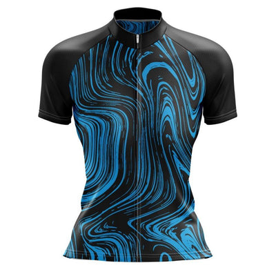 Women's Blue Spinet Cycling Jersey