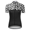 Women's Leopard Dots Black Cycling Jersey