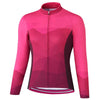 Women's Pink Cycling Long Sleeve Jersey