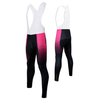 Women's Pink Gradient Padded Bib Pants
