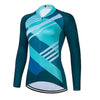 Women's Turquoise Long Sleeve Jersey