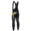 Yellow Detail Cycling Bib Pants