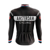 Amsterdam Black Long Sleeve Cycling Jersey Montella Cycling Long Sleeve