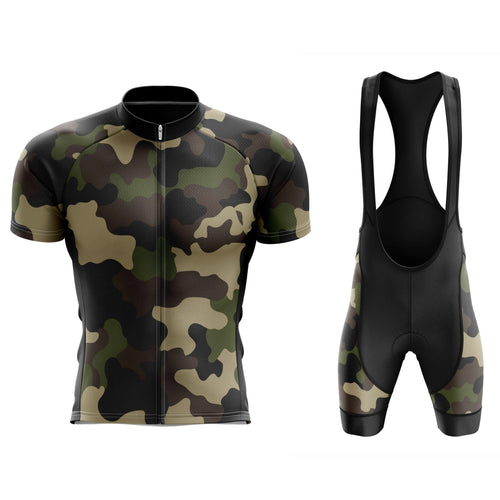 Army Camouflage Cycling Jersey or Bibs Montella Cycling Cycling Kit