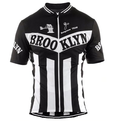 Brooklyn Retro Black Cycling Jersey Montella Cycling