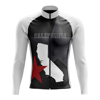 California Long Sleeve Cycling Jersey Montella Cycling Men Long Sleeve