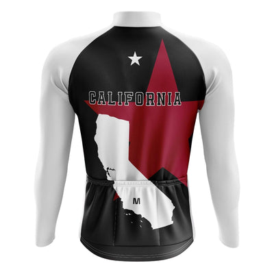 California Long Sleeve Cycling Jersey Montella Cycling Men Long Sleeve