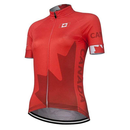 Canada Women's Cycling Jersey Montella Cycling