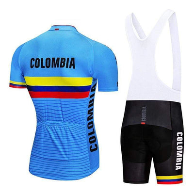 Colombia Men's Cycling Jersey or Bibs Montella Cycling Cycling Kit