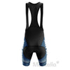 Custom Blue Cycling Team Jersey and Bibs Montella Cycling