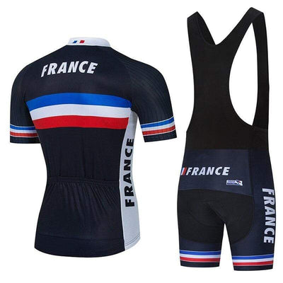 France Men's Cycling Jersey or Bibs Montella Cycling Cycling Kit