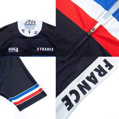 France Men's Cycling Jersey or Bibs Montella Cycling Cycling Kit