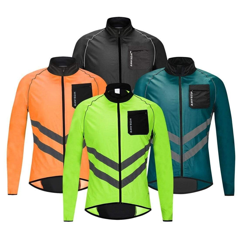 Montella Cycling Accessories Hi Vis Cycling Windproof Waterproof Men's Jacket