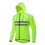 Montella Cycling Accessories M / Green Windproof Waterproof Men's Cycling Jacket with Hood