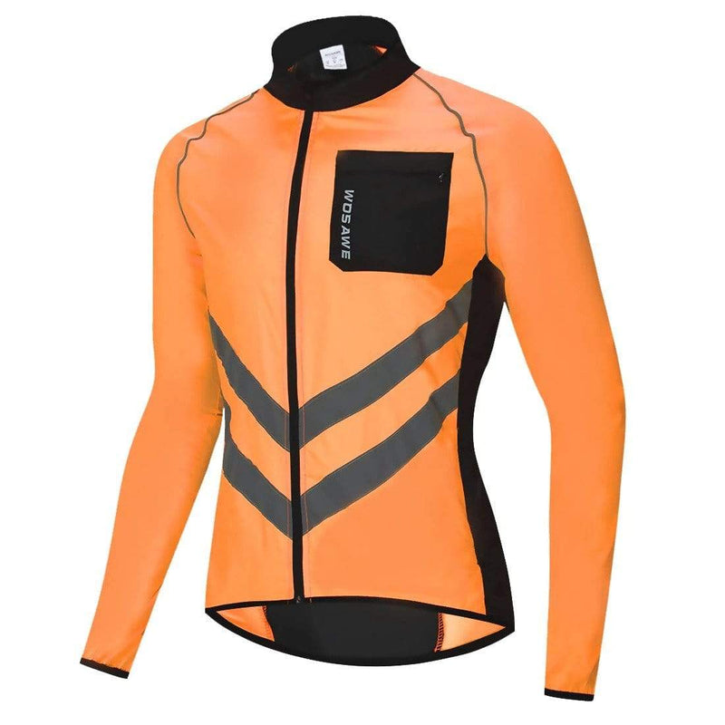 Montella Cycling Accessories M / Orange Hi Vis Cycling Windproof Waterproof Men's Jacket
