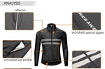 Montella Cycling Accessories Windproof Waterproof Men's Cycling Jacket with Hood