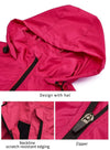 Montella Cycling Accessories Windproof Women's Cycling Jacket with Hood