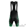 Montella Cycling Bibs Men's Green Squares Cycling Bib Shorts