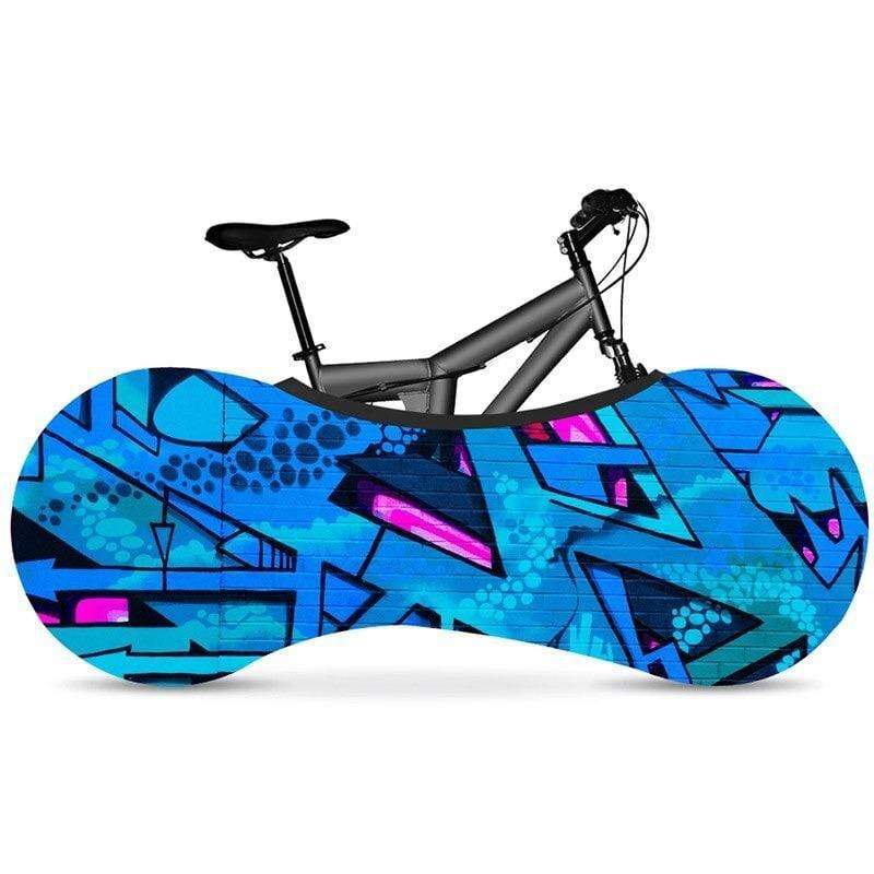 Montella Cycling Blue Graffitti Professional Bike Cover