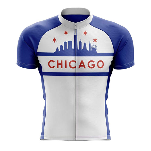 Montella Cycling Chicago White Cycling Jersey