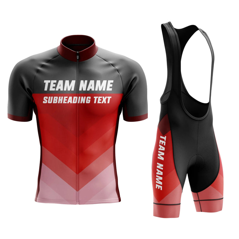 Montella Cycling Custom Red Team Cycling Jersey and Bibs