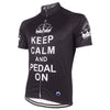 Montella Cycling Cycling Jersey Black / XS Men's Keep Calm and Pedal On Cycling Jersey