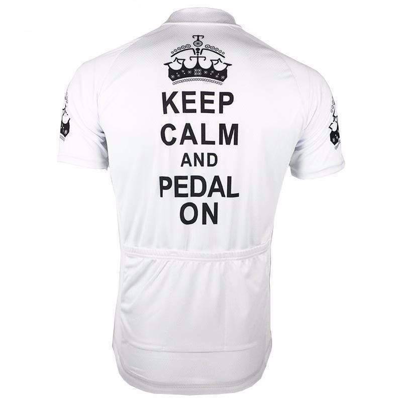 Montella Cycling Cycling Jersey Men's Keep Calm and Pedal On Cycling Jersey