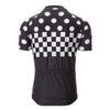 Montella Cycling Cycling Jersey Men's Polka Dot Checkered Flag Cycling Jersey
