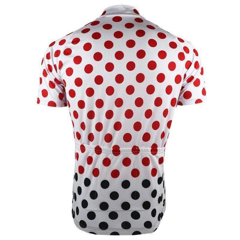 Montella Cycling Cycling Jersey Men's Polka Dot Short Sleeve Cycling Jersey
