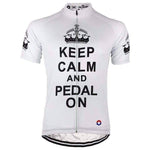 Montella Cycling Cycling Jersey White / XS Men's Keep Calm and Pedal On Cycling Jersey
