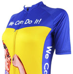 Montella Cycling Cycling Jersey Women's Retro Rosie the Riveter Cycling Jersey