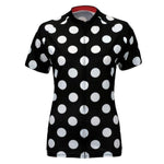 Montella Cycling Cycling Jersey XS / Black Women's Polka Dot Black Cycling Jersey