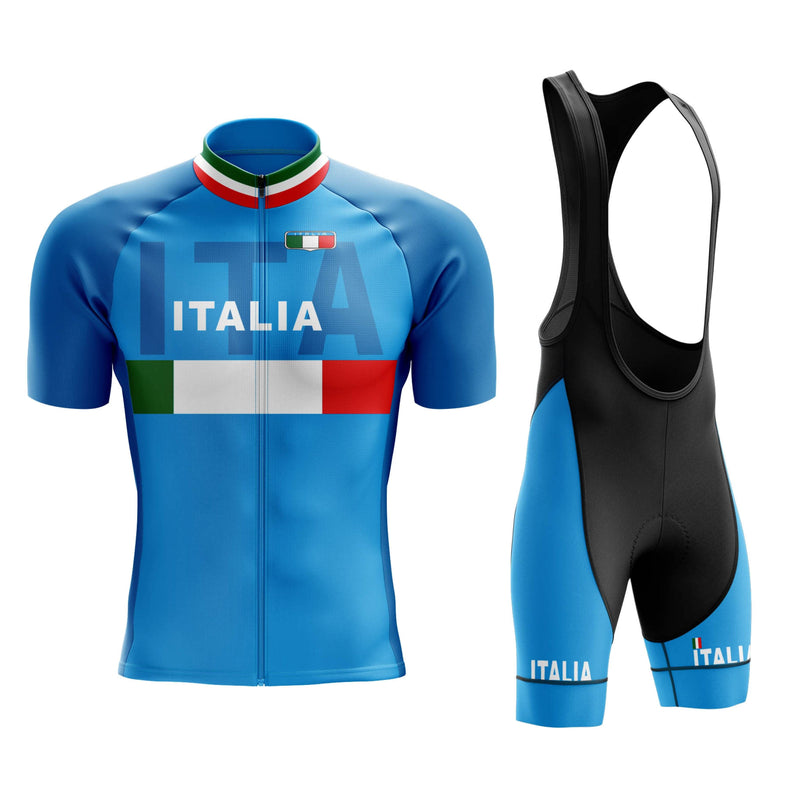 Montella Cycling Cycling Kit Italy Blue Cycling Jersey or Bibs
