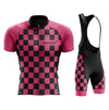 Montella Cycling Cycling Kit Men's Pink Squares Cycling Jersey or Bibs