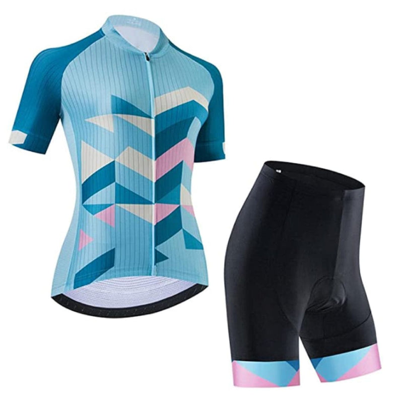 Montella Cycling Cycling Kit Women's Light Blue Cycling Jersey or Shorts