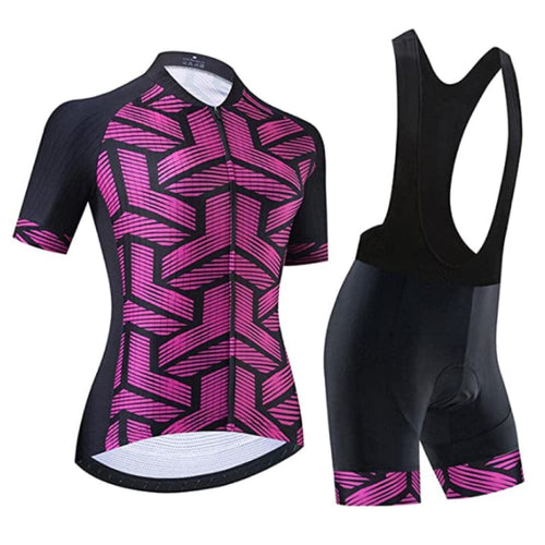 Montella Cycling Cycling Kit Women's Purple Cycling Jersey or Bibs