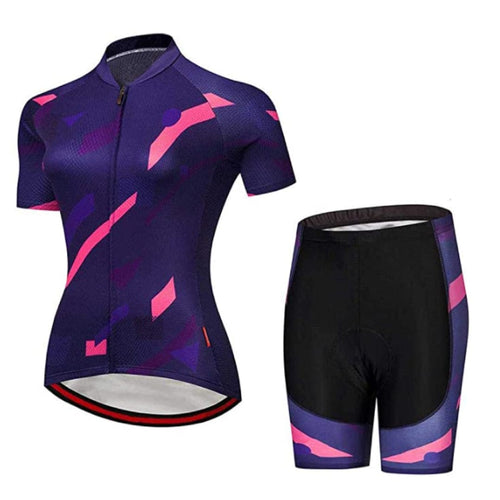 Montella Cycling Cycling Kit Women's Purple Cycling Jersey or Shorts