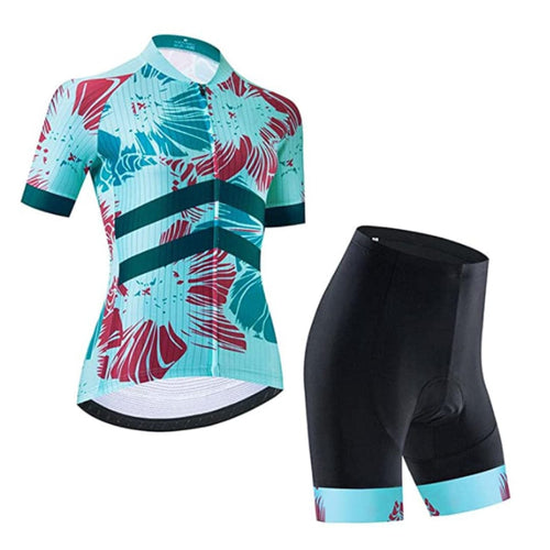 Montella Cycling Cycling Kit Women's Turquoise Cycling Jersey or Shorts