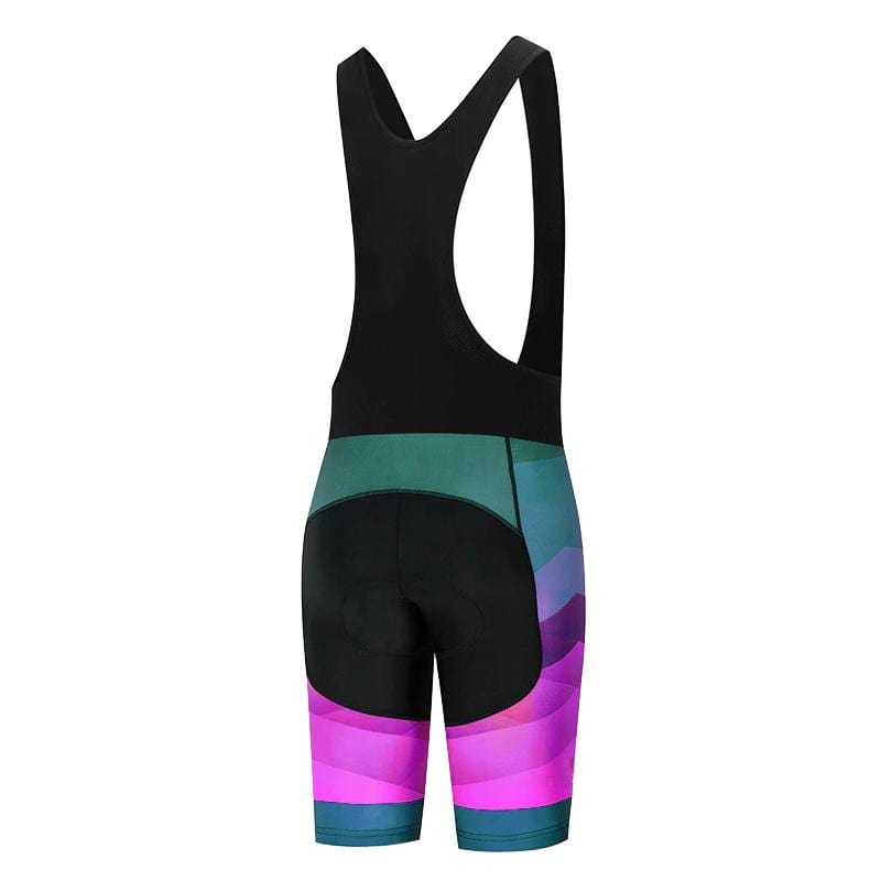 Montella Cycling Cycling Shorts Women's Pink Pattern Bib Shorts