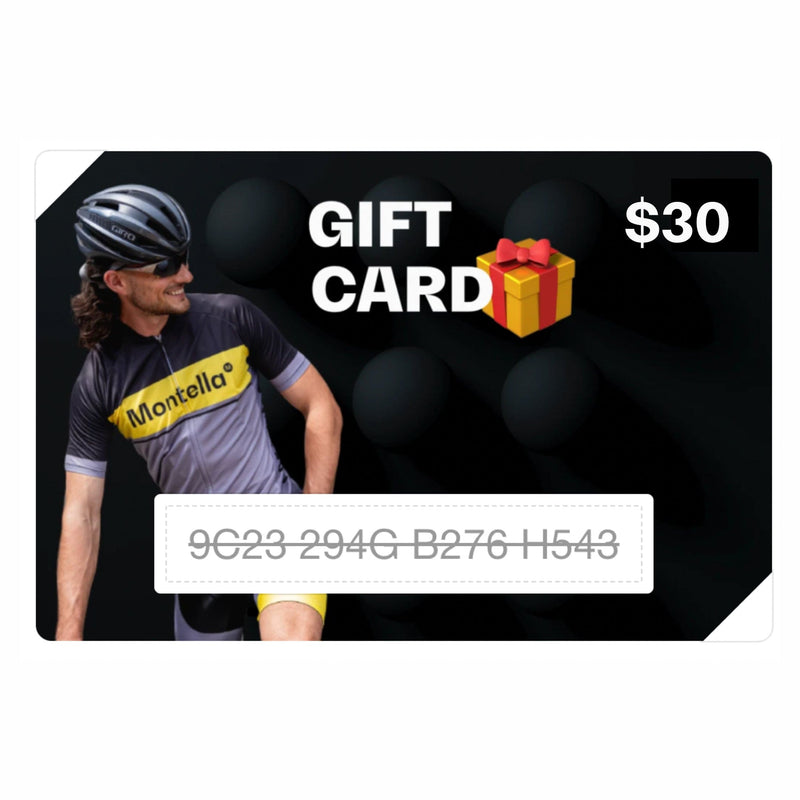 Montella Cycling Gift Cards $30.00 Gift Card