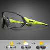 Montella Cycling Glasses Green Professional Photochromic Cycling Glasses