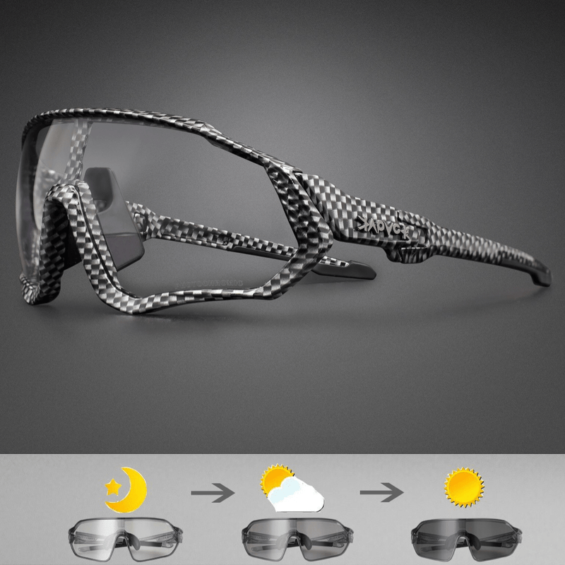 Montella Cycling Glasses Grey Professional Photochromic Cycling Glasses