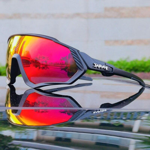Montella Cycling Glasses Red Polarized 2021 MTB Mountain Bike Cycling Glasses