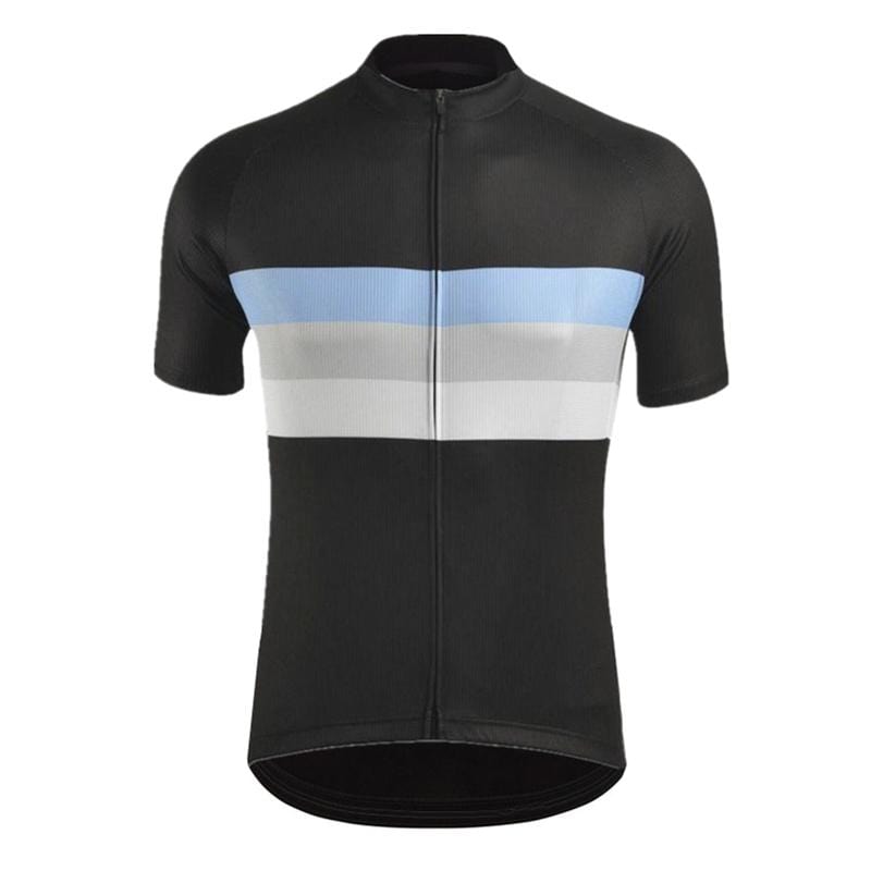 Montella Cycling Jersey Black / XS Men's Retro Striped Cycling Jersey