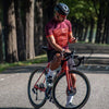 Montella Cycling Jersey Men's Burgundy Classic Stripes Cycling Jersey