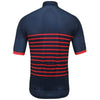 Montella Cycling Jersey Men's Red Classic Stripes Cycling Jersey