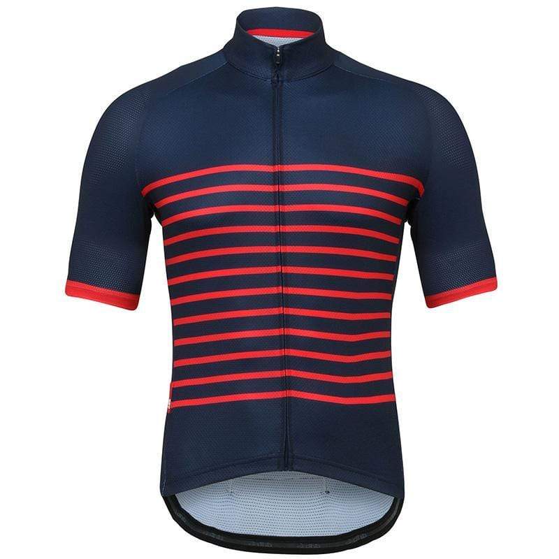 Montella Cycling Jersey XS Men's Red Classic Stripes Cycling Jersey