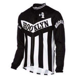Montella Cycling Long Sleeve Black No Fleece / XXS Brooklyn Retro Long Sleeve Cycling Jersey