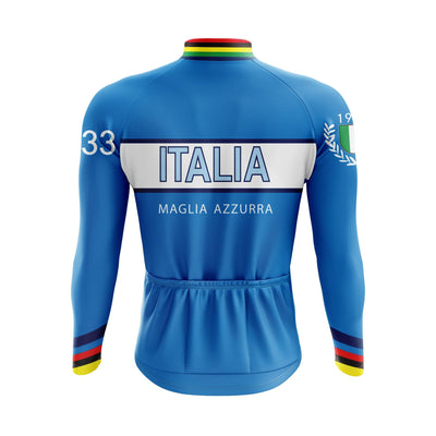 Montella Cycling Long Sleeve Italia Long Sleeve Cycling Jersey